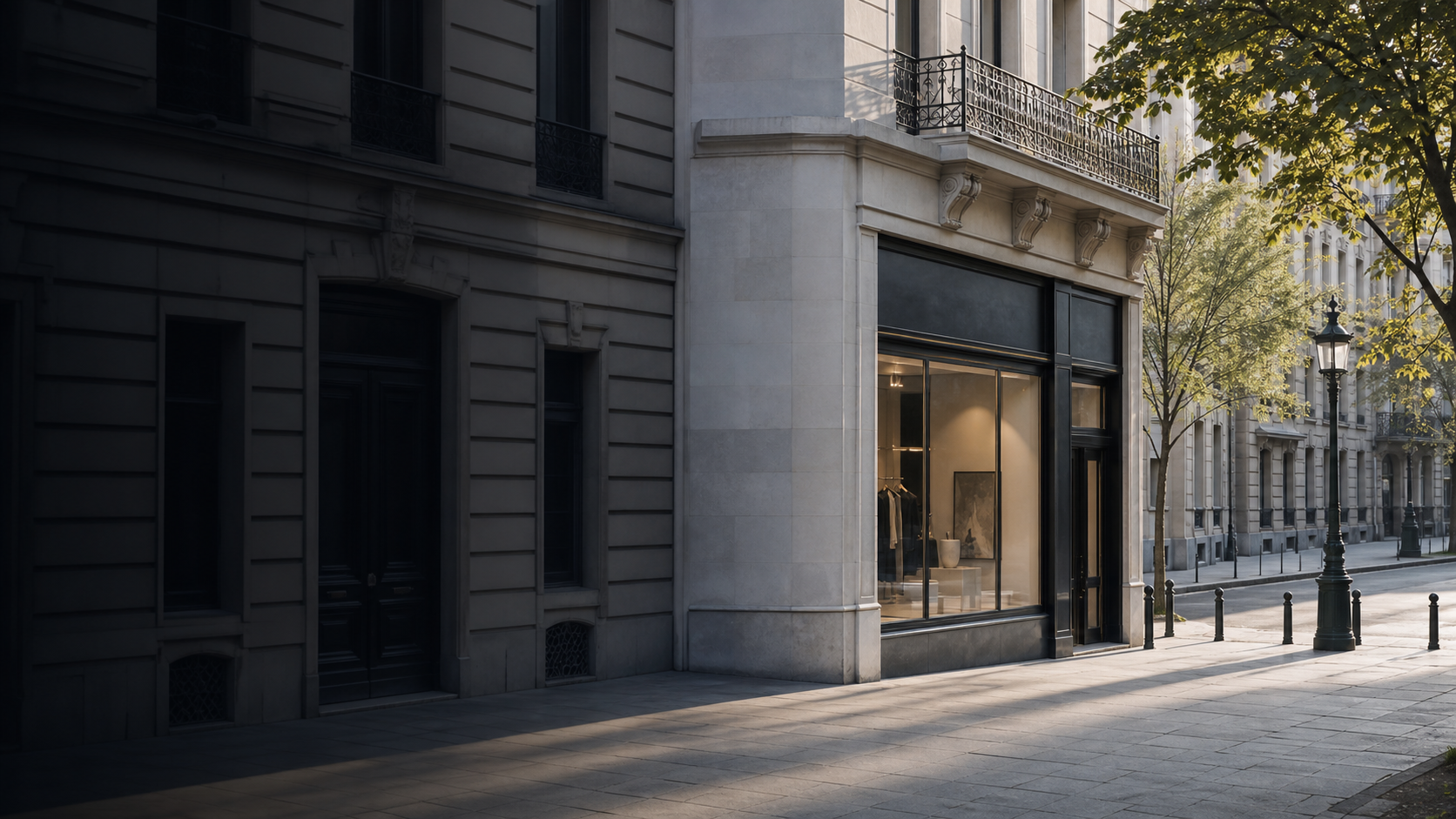 Commerce urbain à Bruxelles évalué dans le cadre d’une expertise immobilière pour société